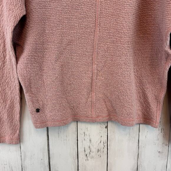 Lululemon Heathered Copper Clay Along the Way Mock Neck Long Sleeve Size X-Small - Picture 9 of 13